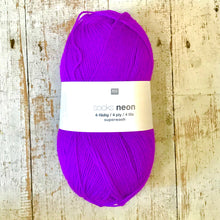 Load image into Gallery viewer, Rico Socks Neon 4 Ply