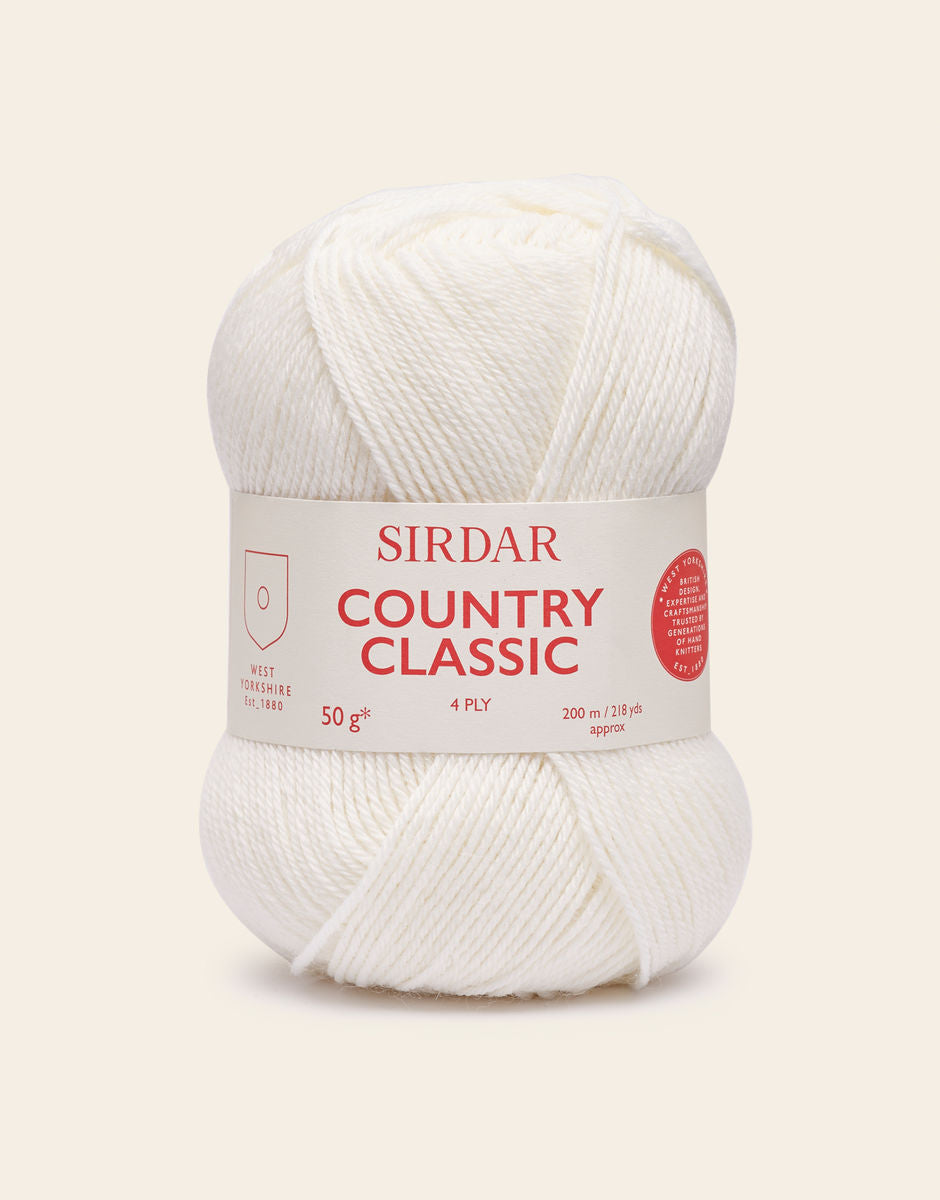 Sirdar Country Classic - 4ply - 50g